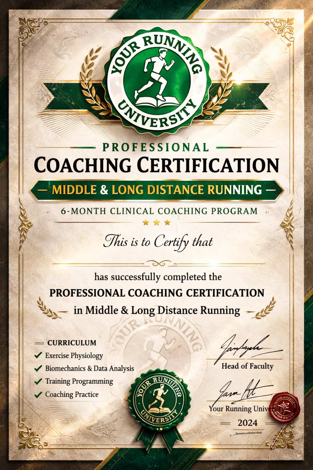 Professional Coaching Certification: Middle & Long Distance Running