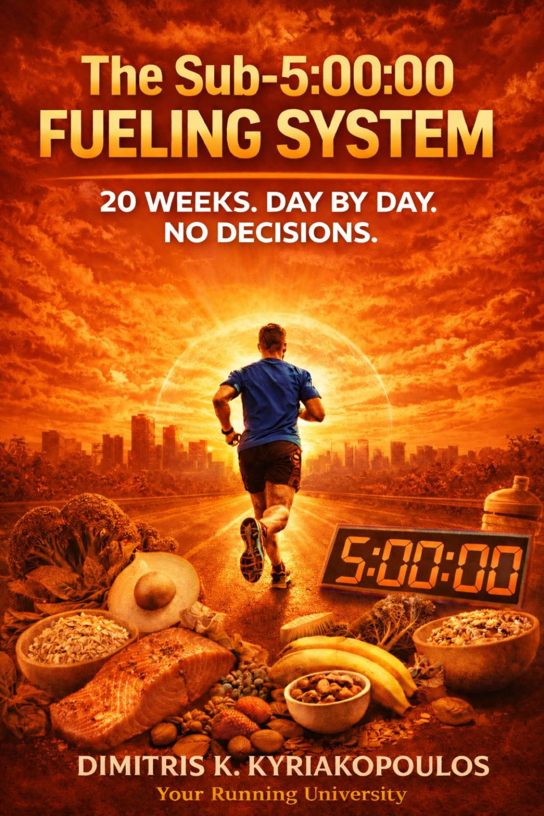 The Sub-5:00 Fueling System 20 Weeks. Day by Day. No Decisions.